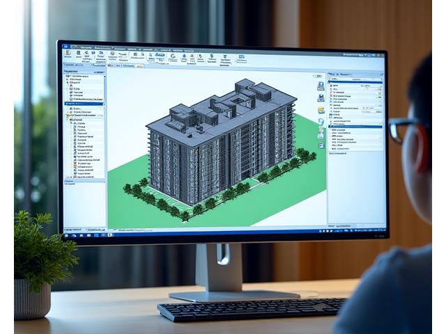 BIM model in Revit showcasing collaborative workflow and best practices for Filipino design teams.